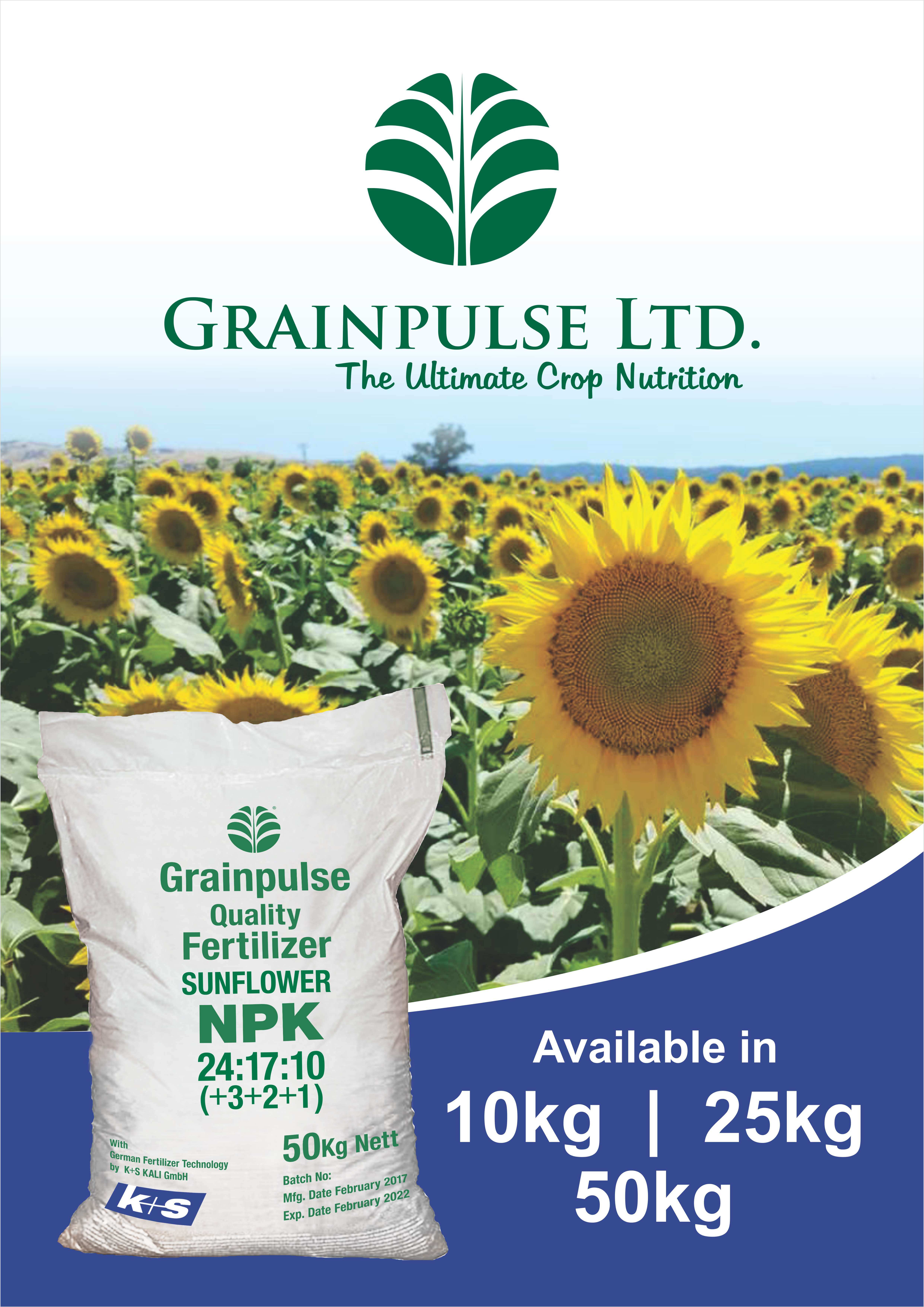 Image of Bag of sunflower fertilizer